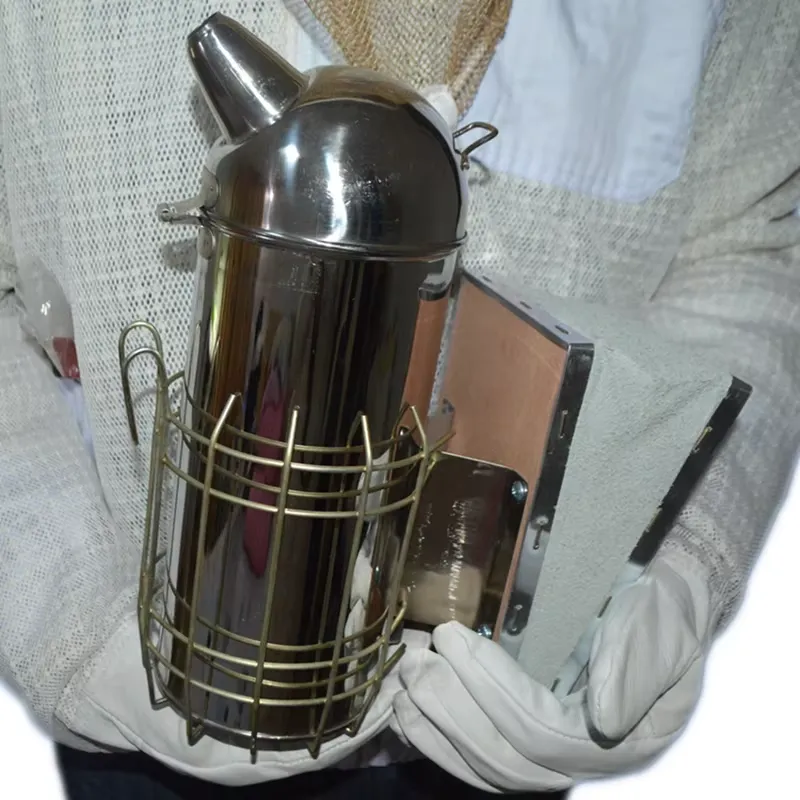 Ahumador de abejas de acero in - Bee Smoker Tool reseña y precio