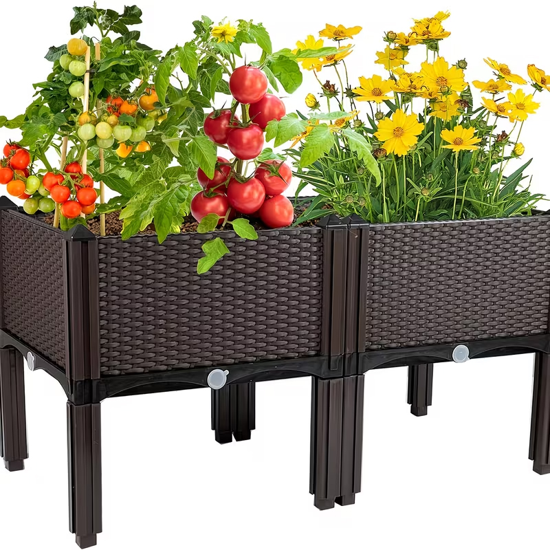 Jardinera Elevada con Patas, E - Vegetable Transplanter reseña y precio