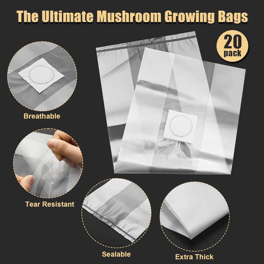 Bolsas para Cultivo de Hongos, - Mushroom Spawn Bag reseña y precio