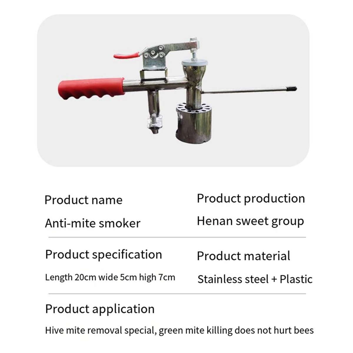 Máquina de niebla para tratami - Bee Smoker Tool reseña y precio