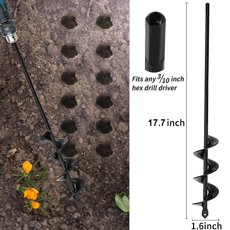 Broca espiral para taladro de  - Vegetable Transplanter reseña y precio