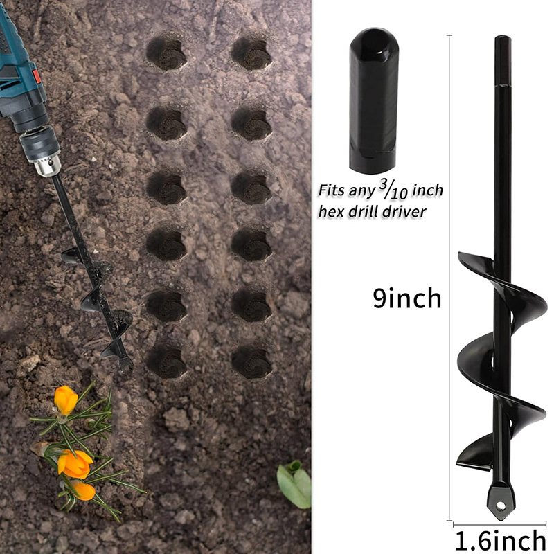 Broca espiral para taladro de  - Vegetable Transplanter reseña y precio