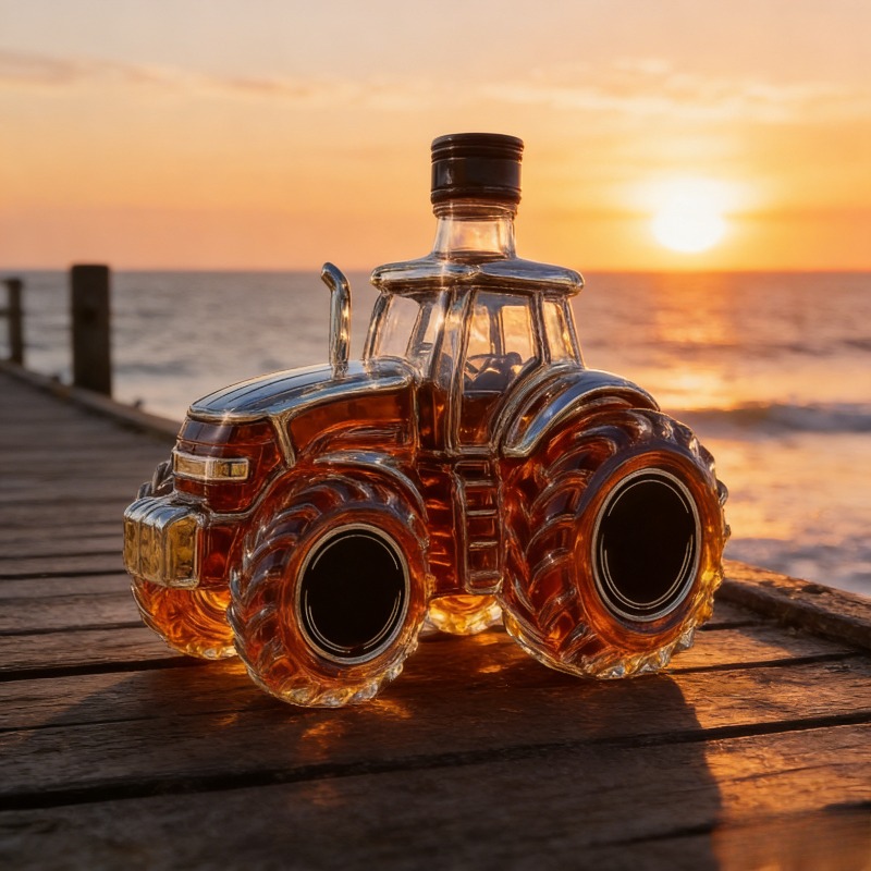 Decantador de whisky con forma - Farming Agriculture Stocks reseña y precio