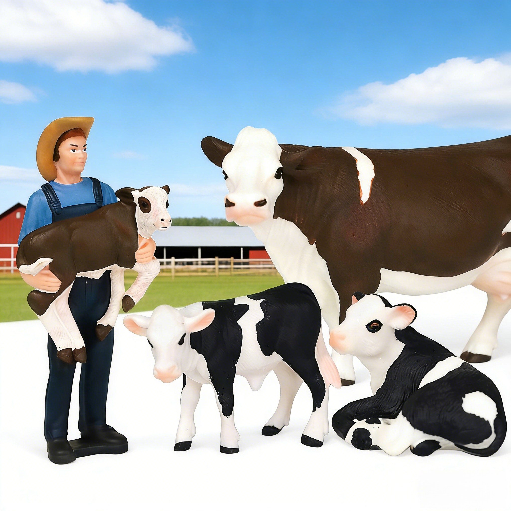 Set de 4 Figuras de Granjeros  - Farming Agriculture Stocks reseña y precio